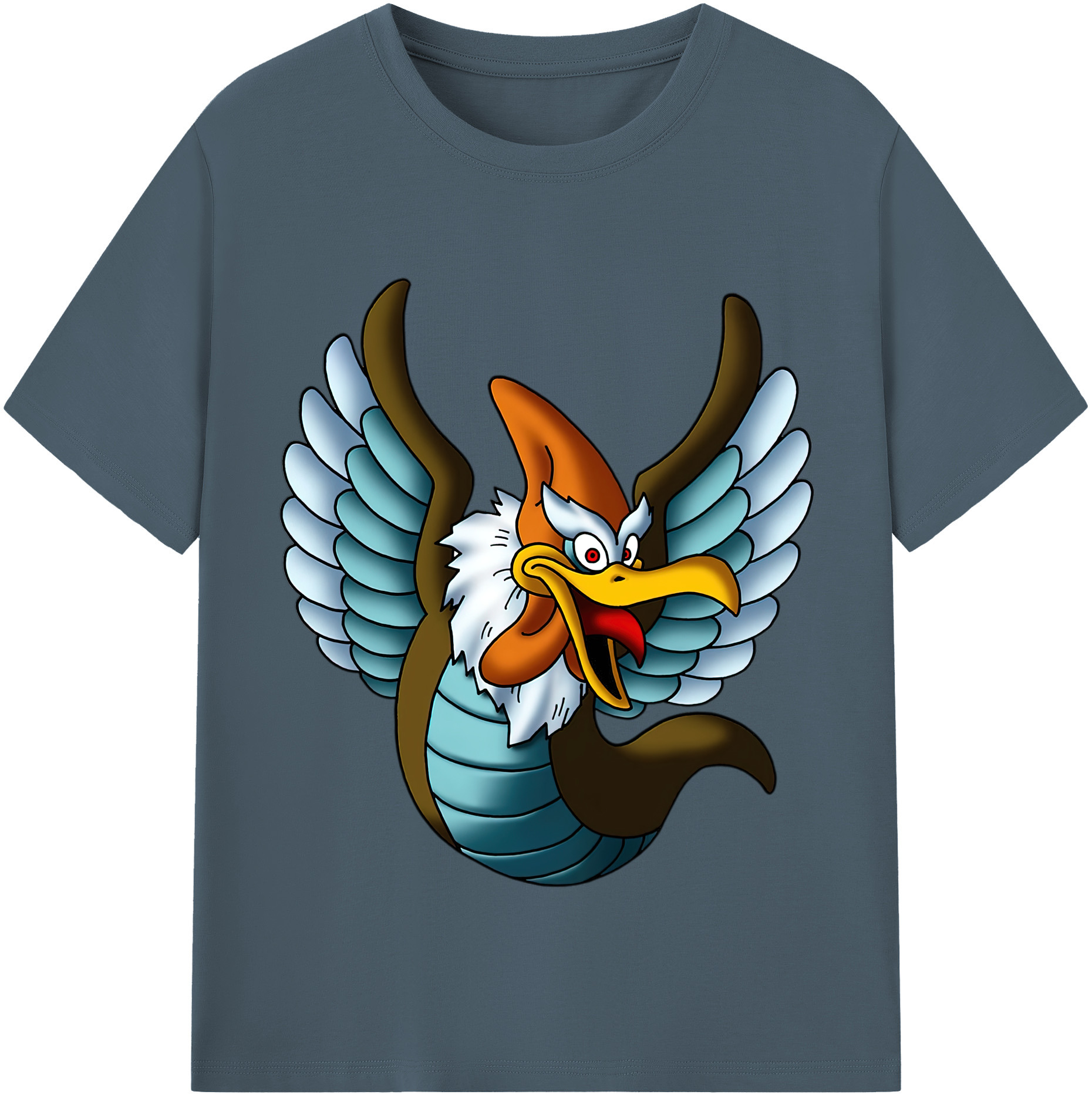 （画像用） ドラゴンクエスト Doragon Kuesuto Dragon Quest 綿100％半袖Tシャツ（フロントプリント）